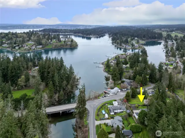 A higher altitude look at Henderson Bay