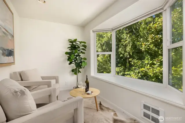 Lounge area for your morning coffee or evening wind down in the Primary Suite