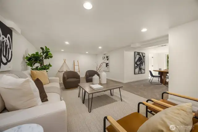 Spacious Bonus Room in Daylight Basement
