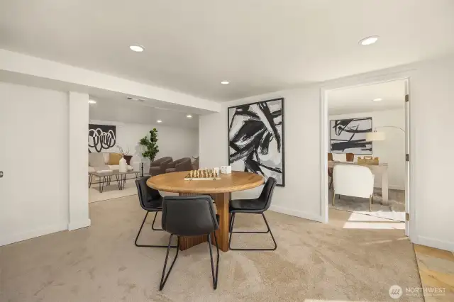 Daylight basement with multi-generational living potential