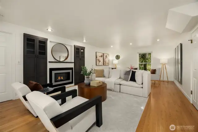 Step into the spacious informal living room