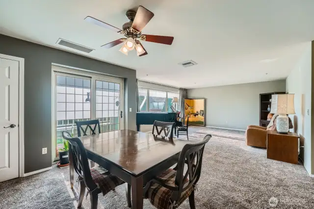Dining in Great Room Area