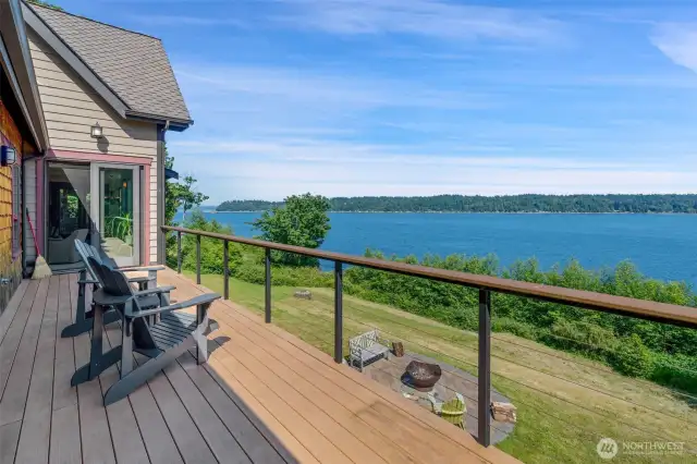 A good spot to take in a little sunshine and enjoy the marine traffic.