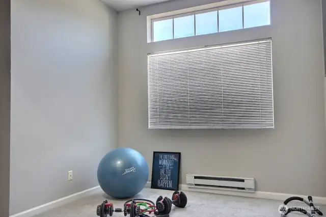 Second bedroom works for workouts!