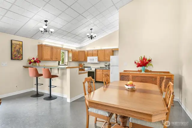 Open concept floorplan