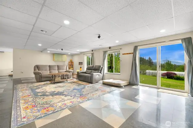 Open family room
