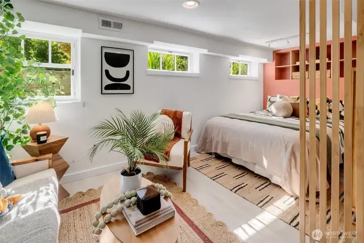 Easy place for a private suite.