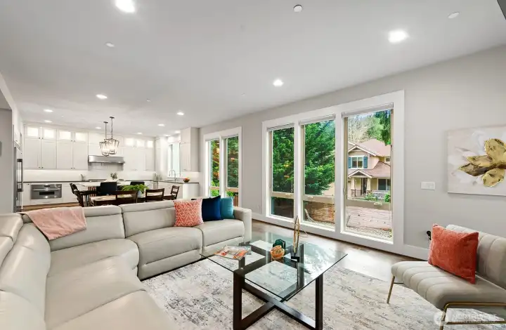 Perfect for today's lifestyle.  Family room is adjacent to the casual dining area and kitchen.