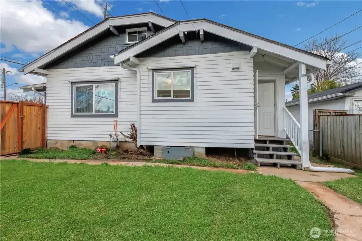 Back entrance to home
