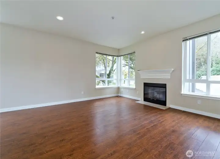 Living Room with Gas Fireplace