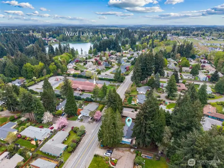 Amazing location, not just top rated schools but also right by the lake and YMCA. Easy walk down the road to Briggs Pizza for dinner and Humble Cow ice cream for dessert! :)