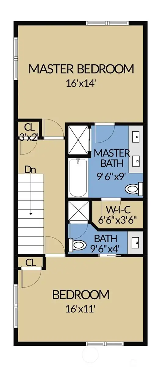 floor plan upper