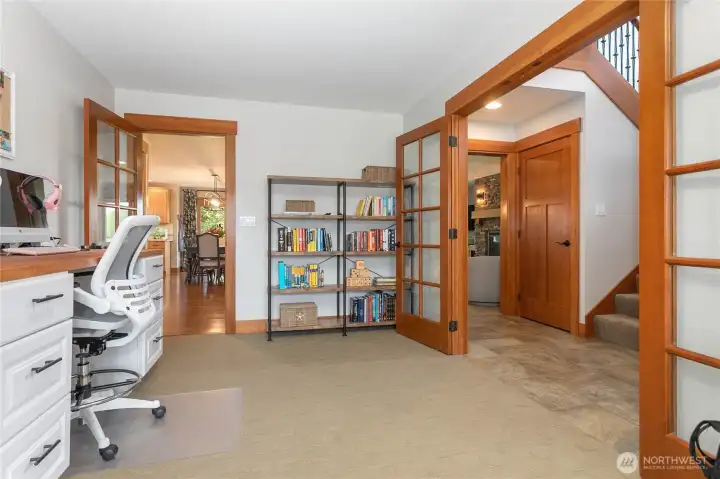 As you step in the front entry way this room is located directly to the left.