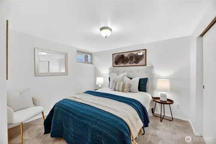 3rd bedroom (non-conforming), lower level