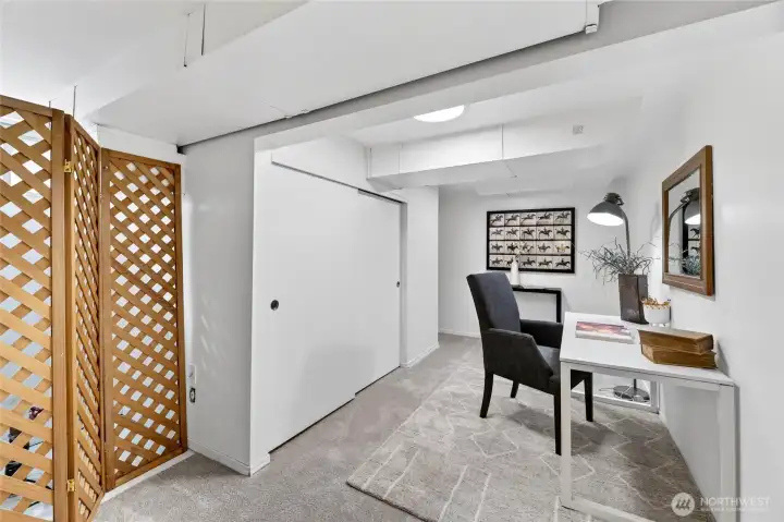 Flex space, lower level