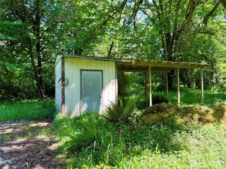 Shed with Additional Covered Storage (107 River Ln.) Shed with Additional Covered Storage (107 River Ln.)