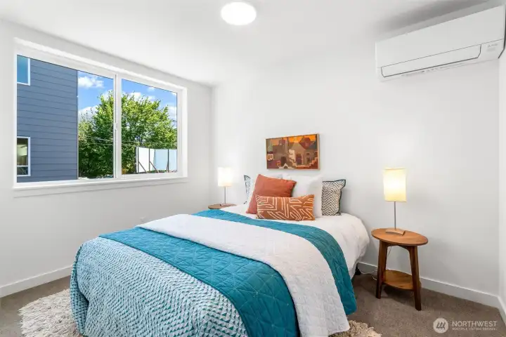 Good Size Second Upper Level Bedroom with Heating/Cooling Good Size Second Upper Level Bedroom with Heating/Cooling