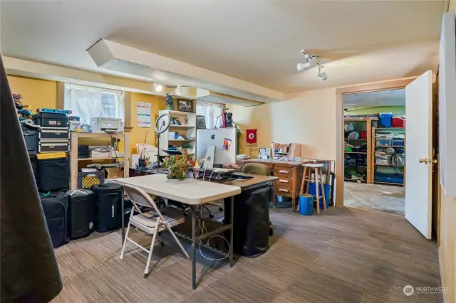 Office space in basement