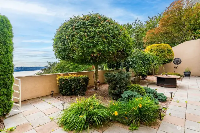 Private garden terrace off of Daylight basement!