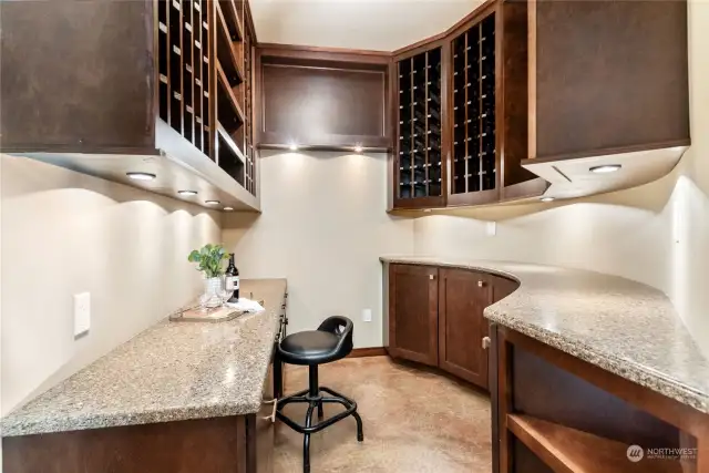 Gorgeous finishes! Wine Cellar & Private Office!