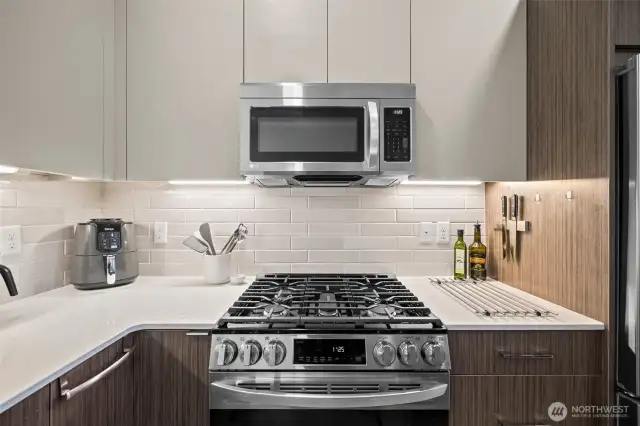 Top of the line appliances