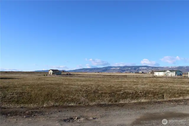 Northern view, from edge of property.