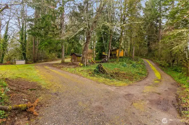 drive up to cabin