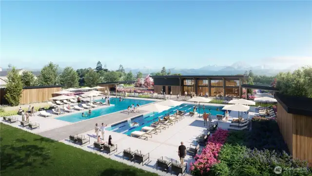 Community Pool and Clubhouse. Est Comp 01/26.