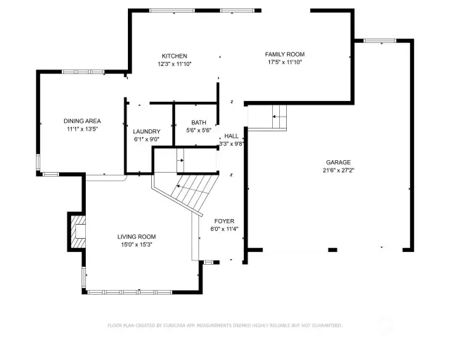 Main Floor with dimensions