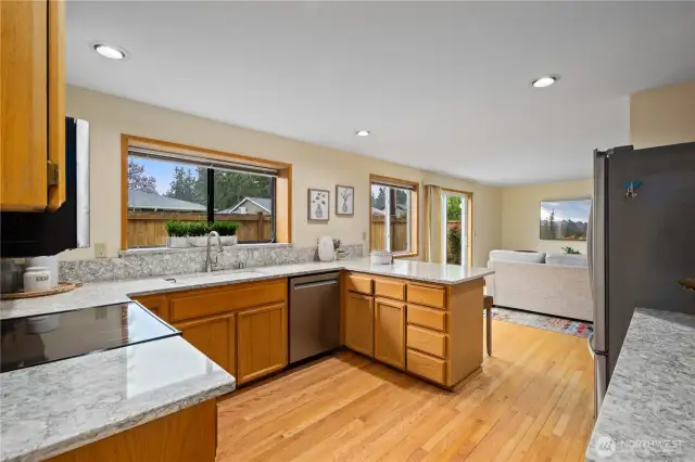 Bright kitchen
