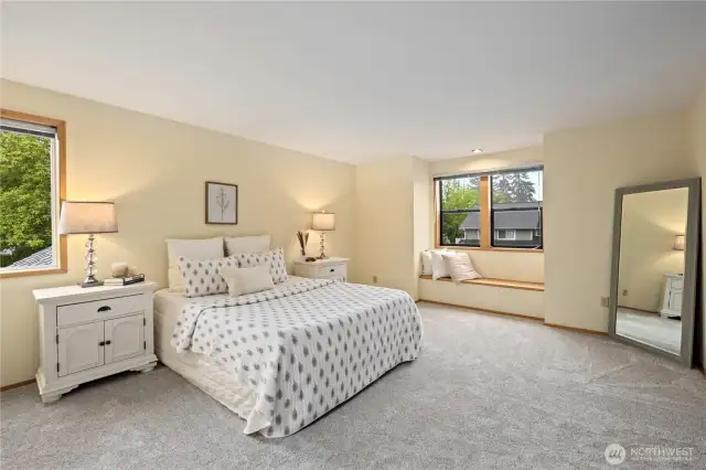 Master bedroom with plenty of space