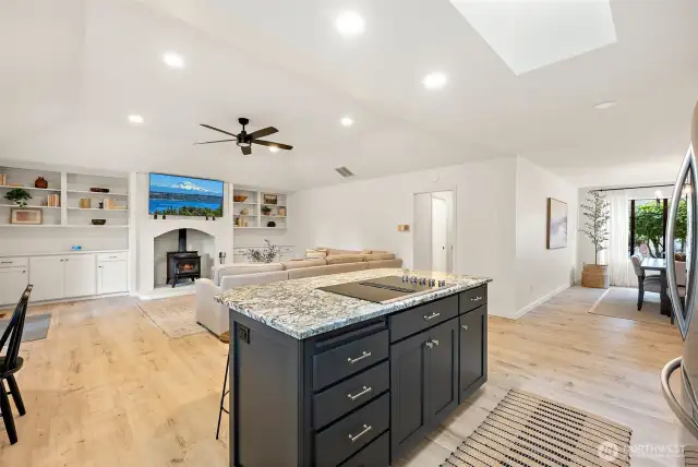 A View of the Spacious Kitchen Adjoining the Great Room!