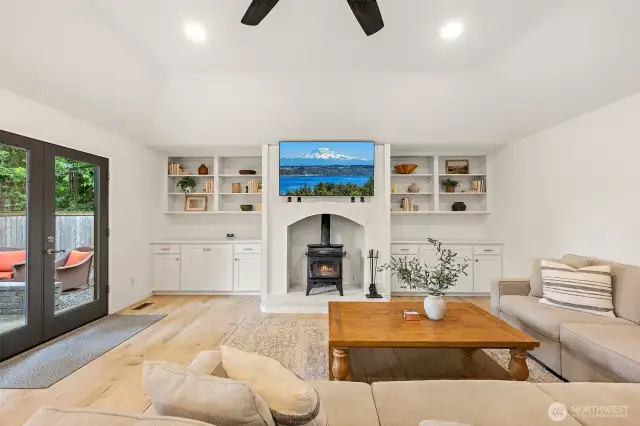 Dual Doors Lead Out to the Park-Like Yard & Entertainment Patio!