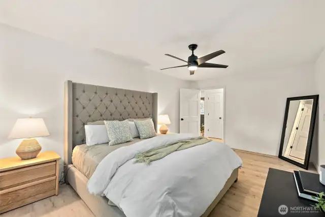 Spacious! Your King Size Bed, Furnishing, and Sitting Area All Fit Perfectly Here!