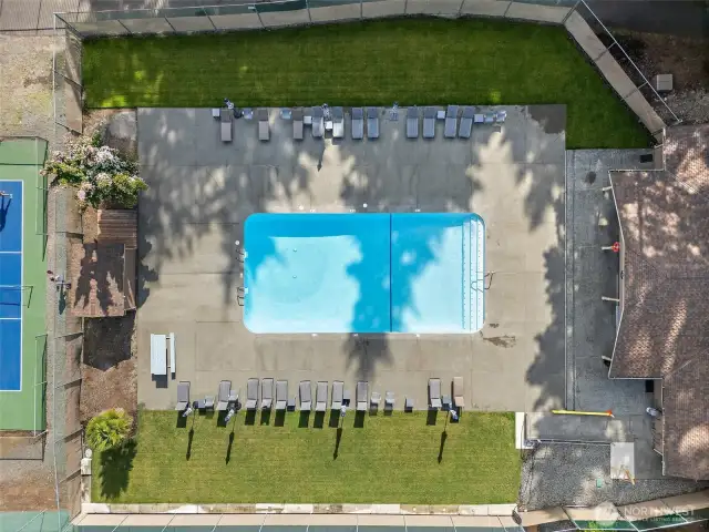 Pool Time! Walk Right to Your Member's Only Swimming Pool!