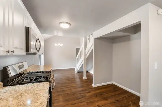 To the right is for a refrigerator