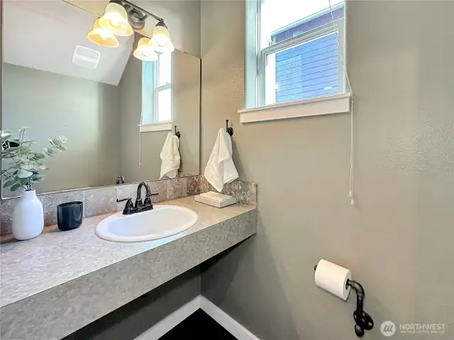 half bath downstairs