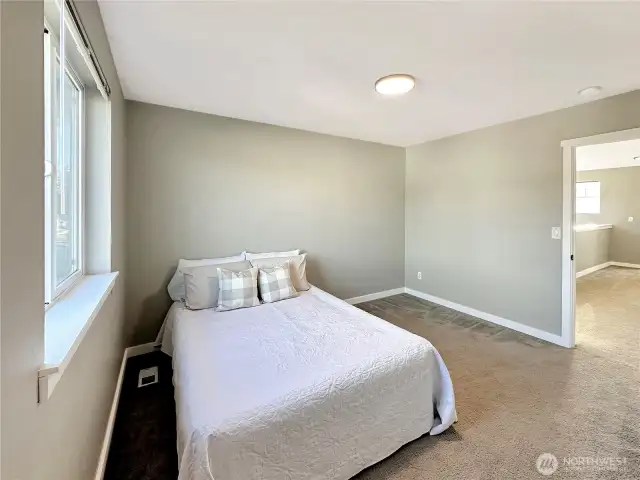 Another view of bedroom 2 with queeen sized bed