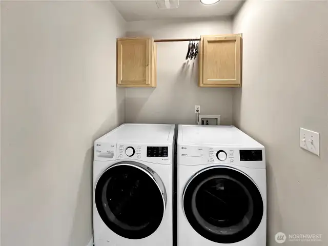 Laundry room. All appliances stay including the washer and dryer!