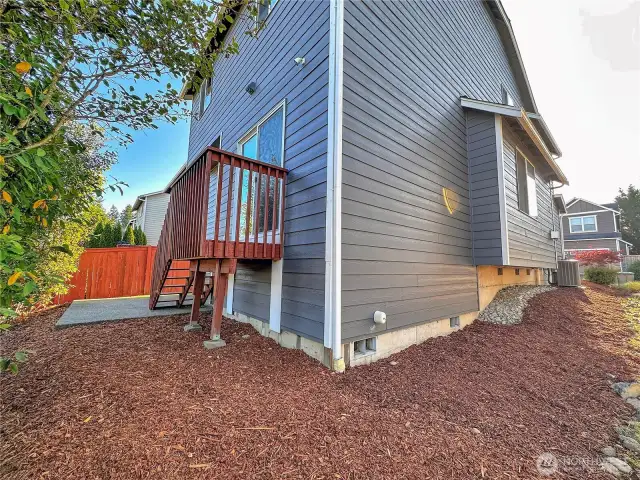 Easy, low maintenance backyard. Spend time in the community parks or head to one of the many Maple Valley parks