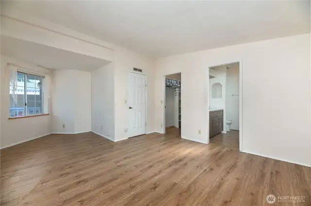 Primary suite with ensuite and walk-in~