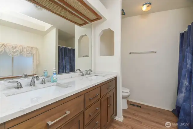Primary double vanity~