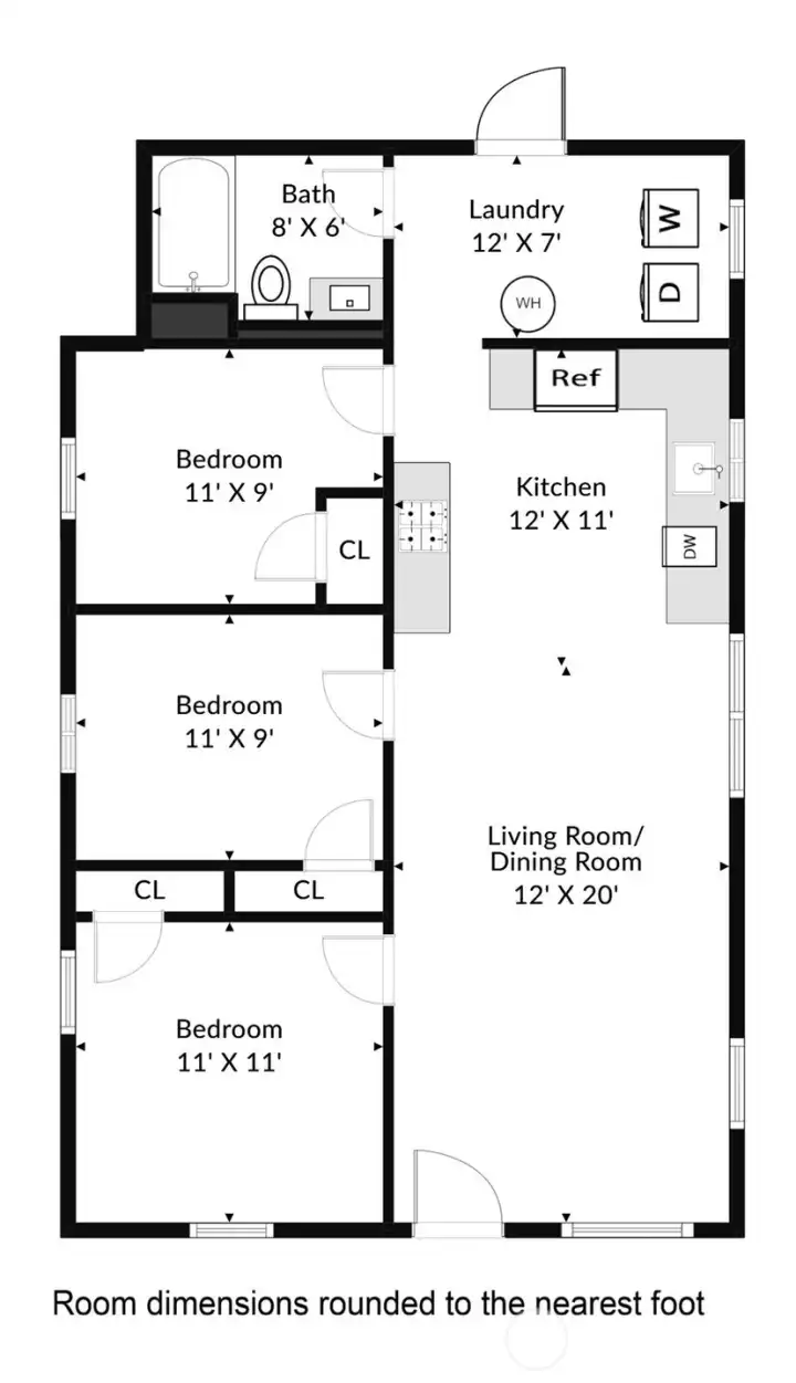 Room dimensions