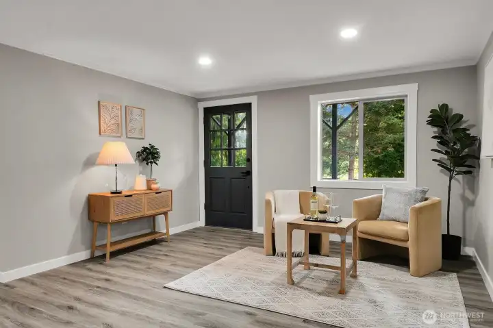 Lovely nook next to separate entrance