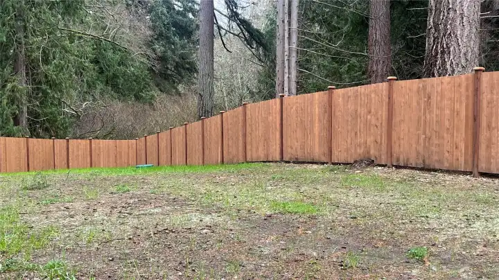 Over 11000sft lot wetlands and privacy fence