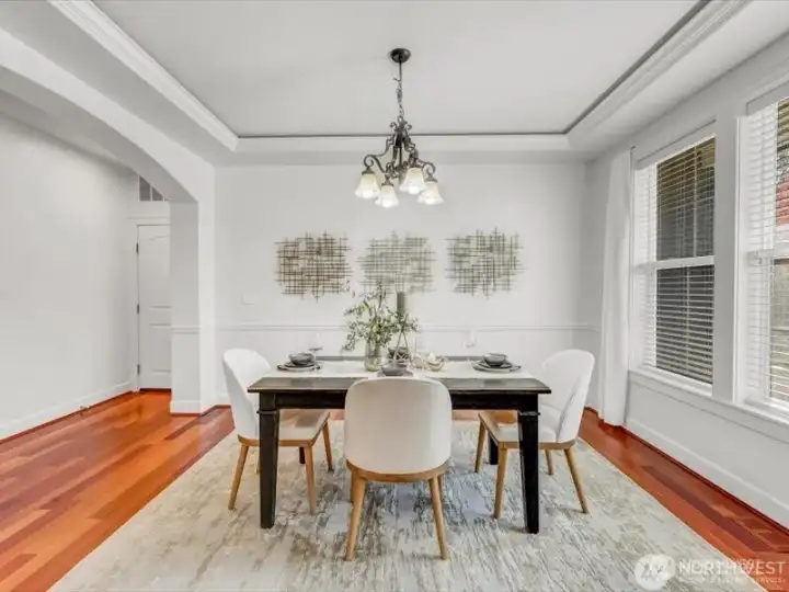 Dinning Room, virtually staged.
