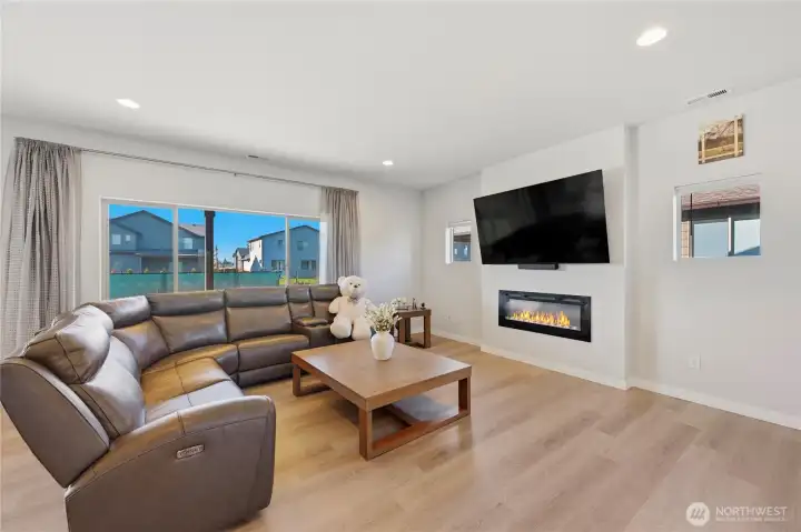 Large picture window bringing in beautiful natural light.