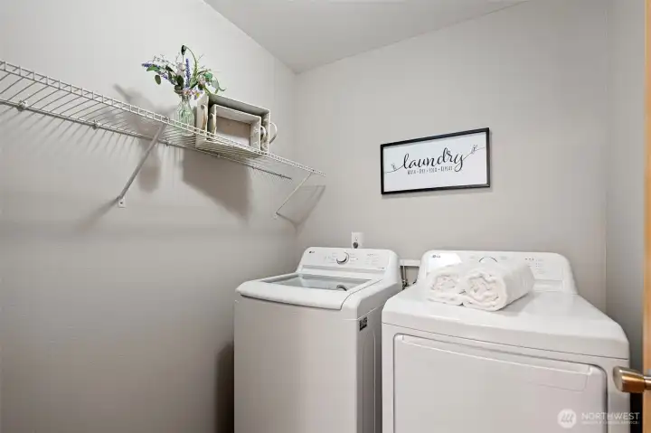 Laundry on Main Floor