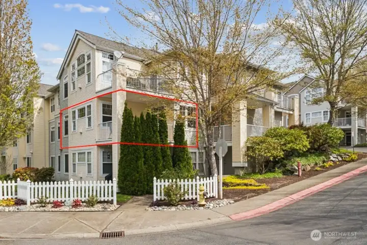 Light-filled interiors and private covered deck