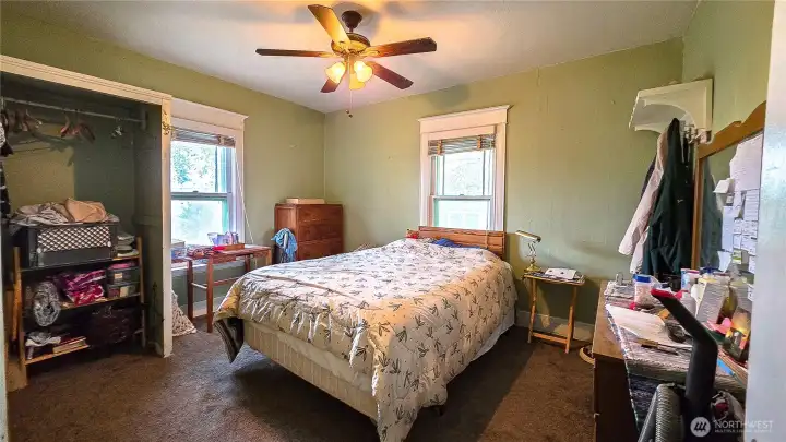 Bedroom 1 on main floor located on the SE end of home.